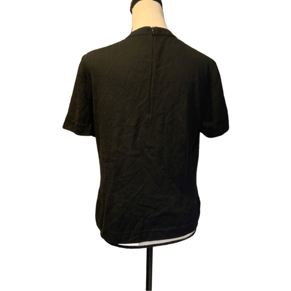 St. John Black Santana Knit Shell Size S - Picture 2 of 9